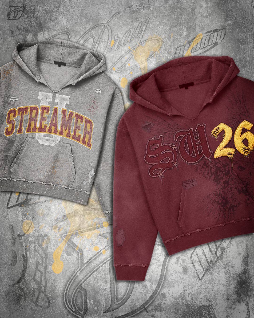 Vintage Hoodie Mockup