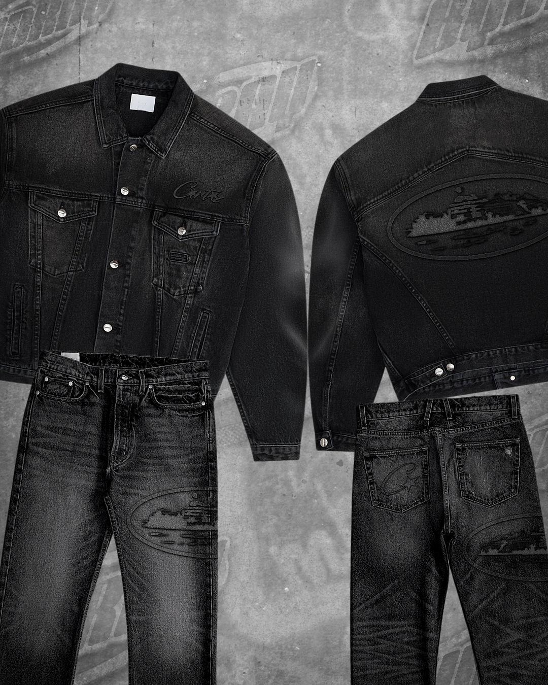 DENIM JEAN SET MOCKUPS