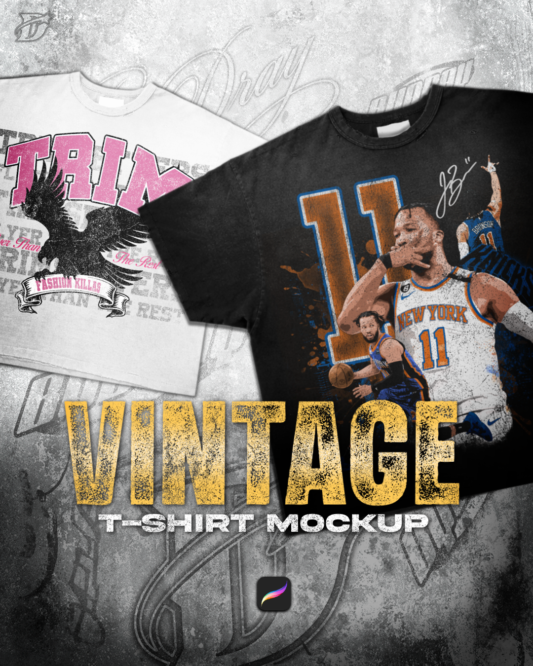 Vintage Tshirt Mockup