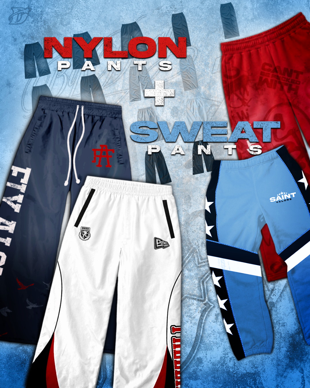 Nylon & Sweatpants Mockup Bundle | 90+ Mockups