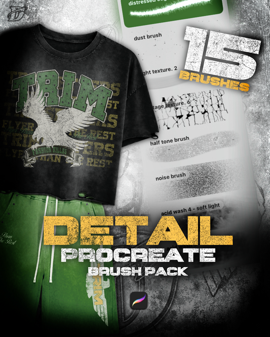 Detail Procreate Brushes V2 | 15 brushes