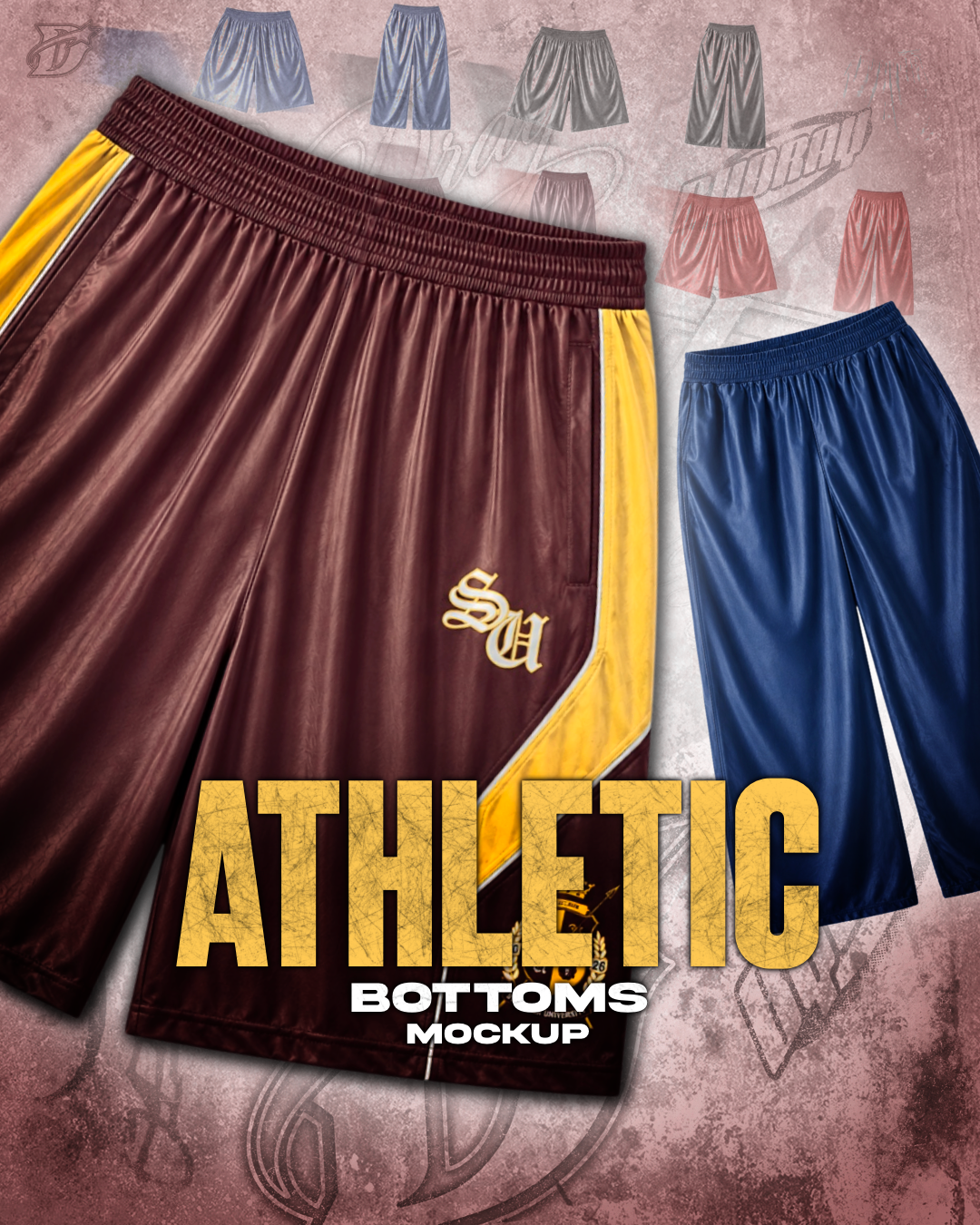Athletic Bottoms Mockup