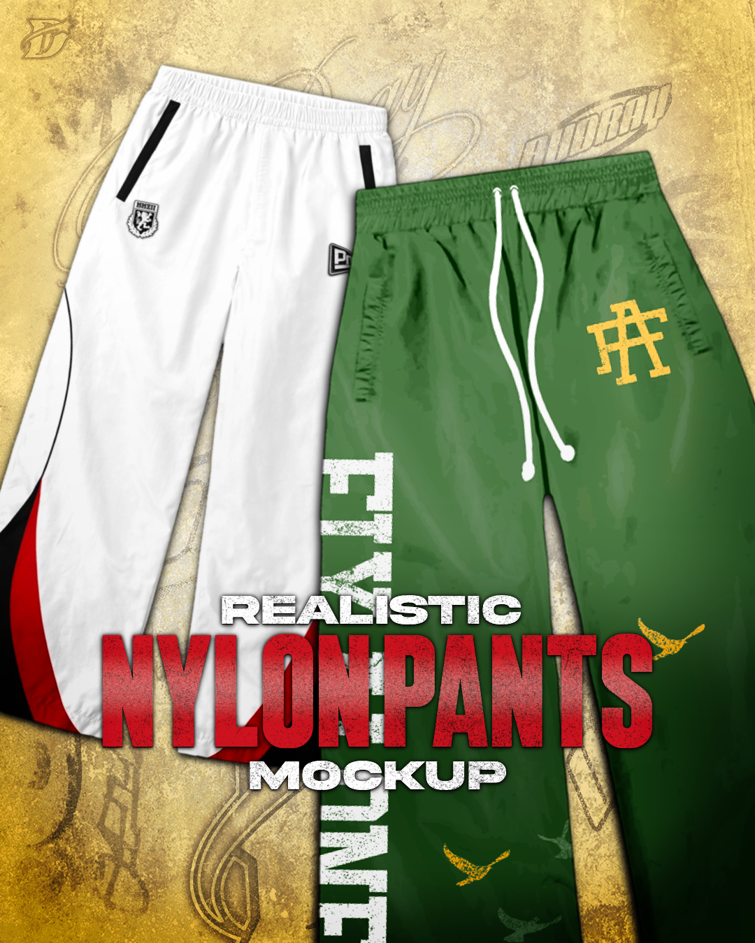 Nylon Pants Mockup