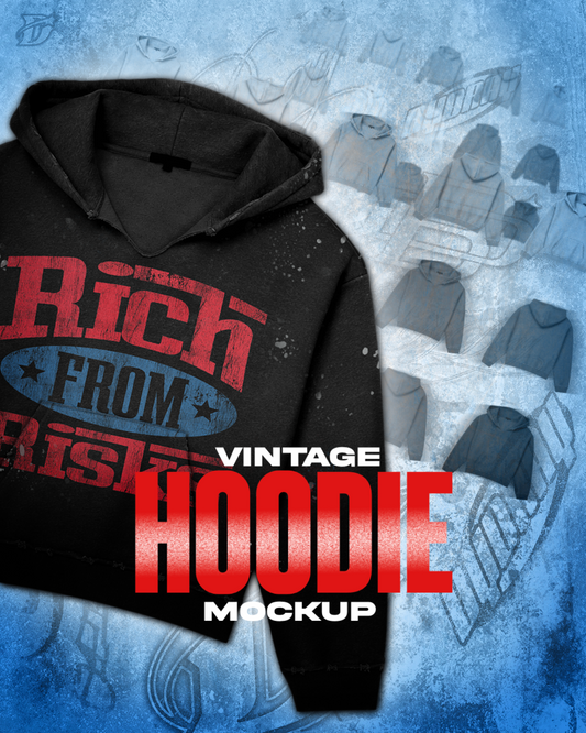 Vintage Hoodie Mockup