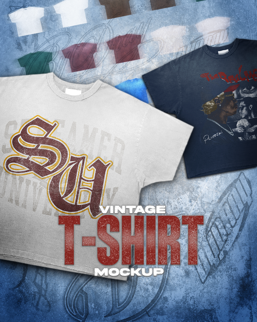 Vintage T-shirt Mockup