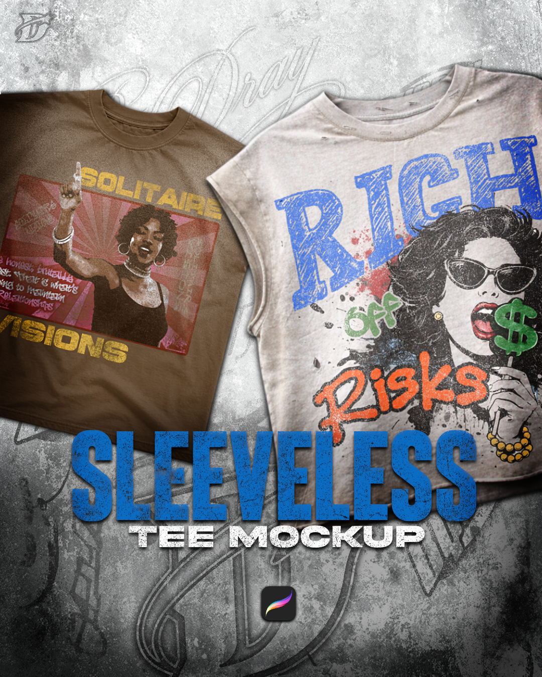 Sleeveless Tee Mockup