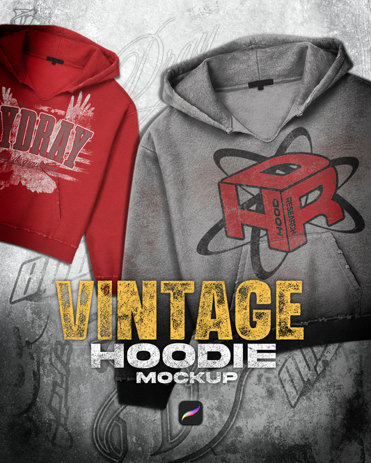 Vintage Hoodie Mockup