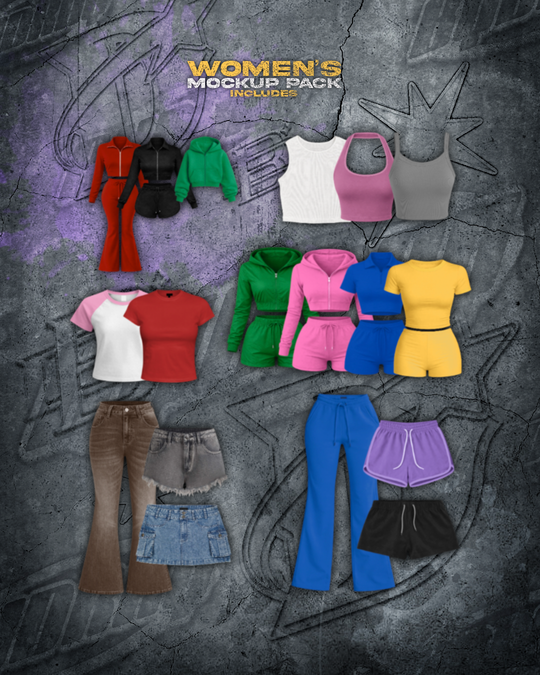 Women’s Mockup Pack | 182 Total Mockup