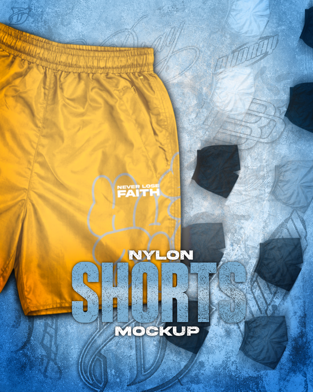 Nylon Shorts Mockup