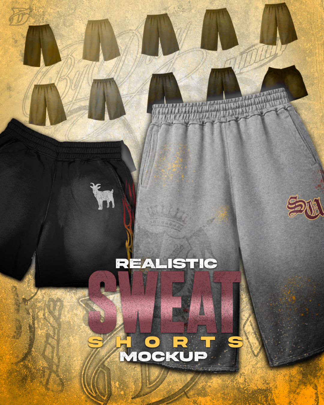 Sweat Shorts Mockup