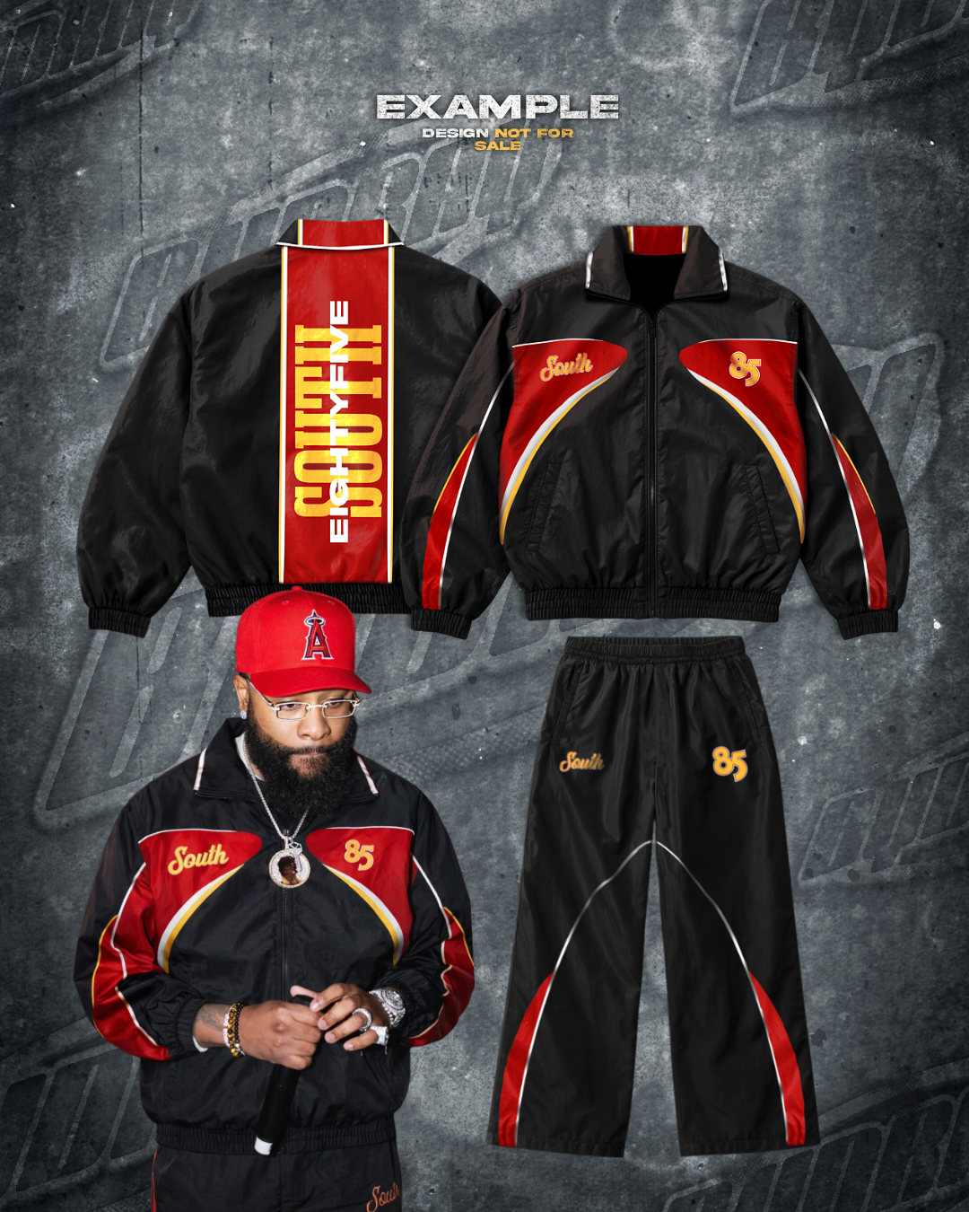 Nylon Set Mockup Pack | 50+ MOCKUPS (Tracksuits, Qtr Zips & Snap Pants)