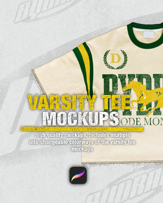 VARSITY TEE MOCKUPS