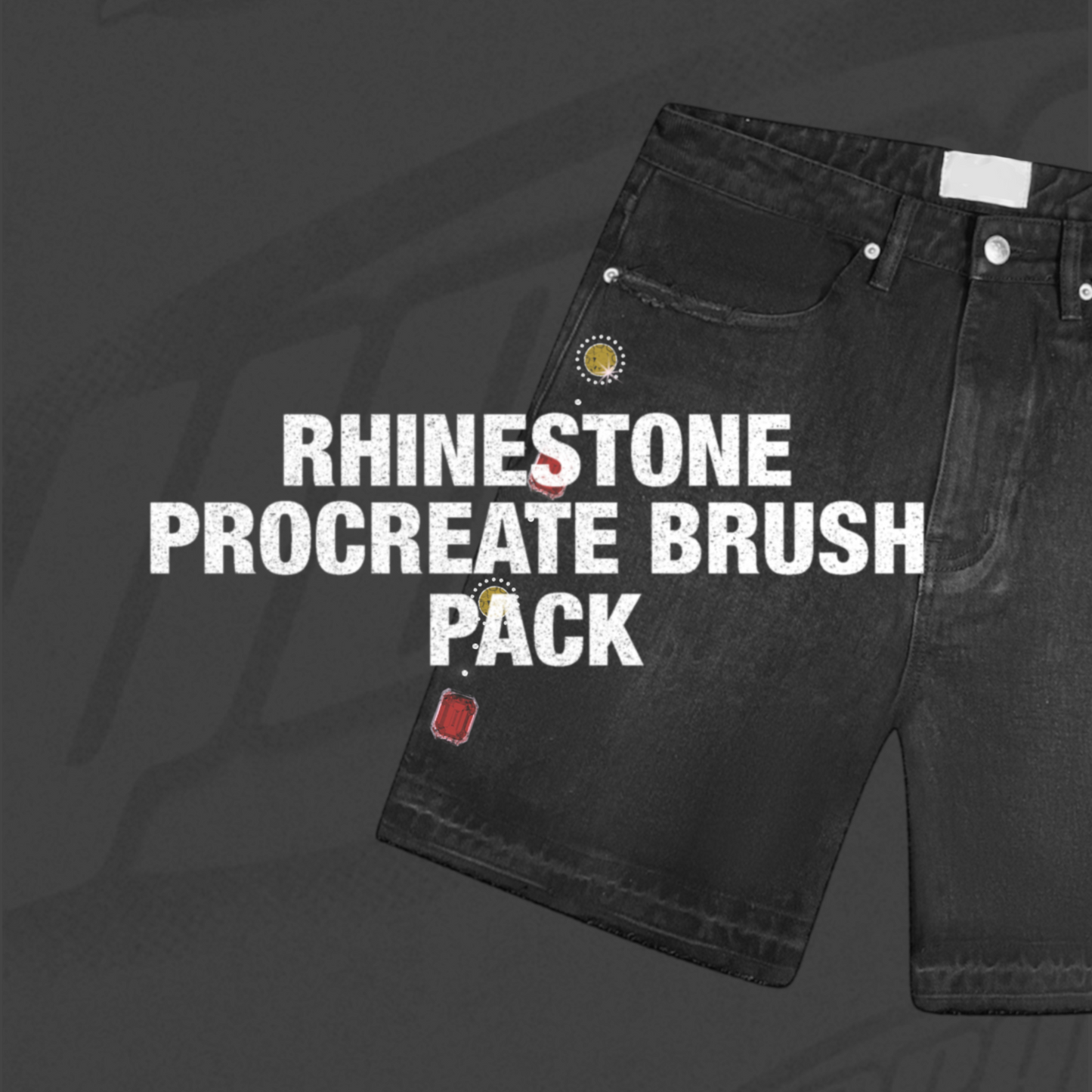 RHINESTONE PROCREATE BRUSH PACK.