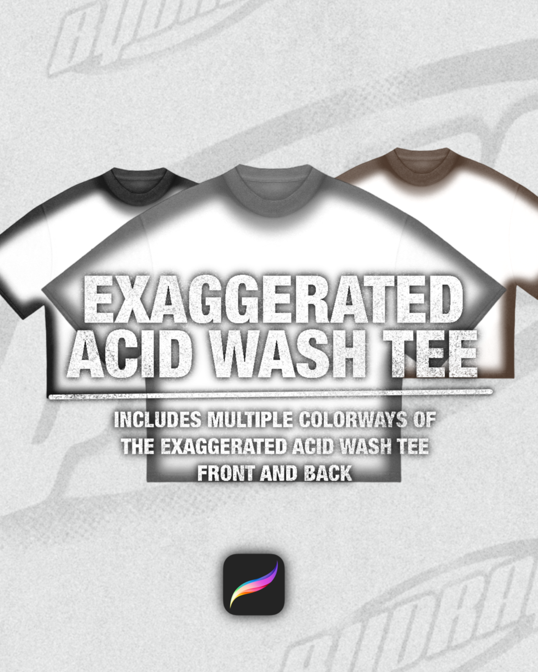 EXAGGERATED ACID WASH TEE