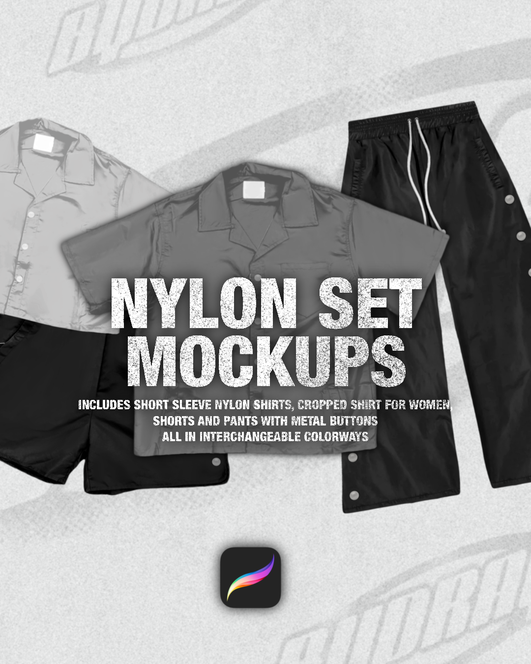 NYLON SET MOCKUPS