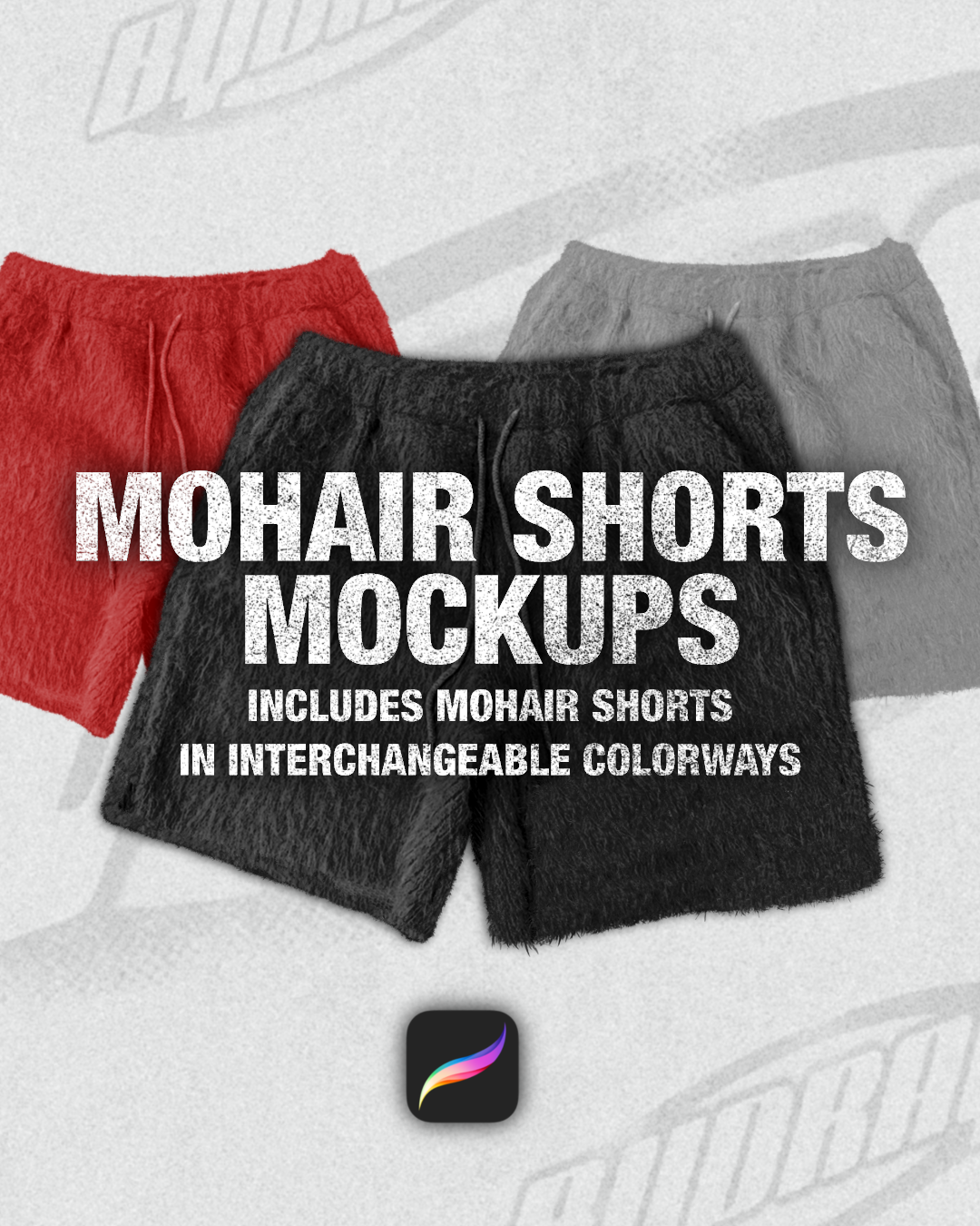 MOHAIR SHORTS MOCKUP