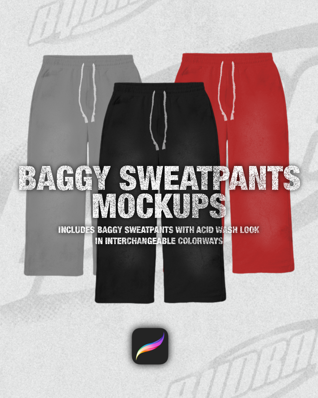 BAGGY SWEATPANTS MOCKUPS