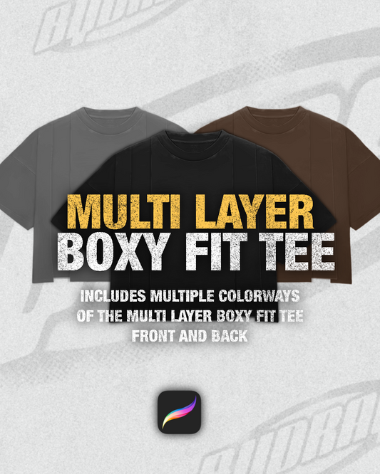 MULTI LAYER BOXY FIT MOCKUP