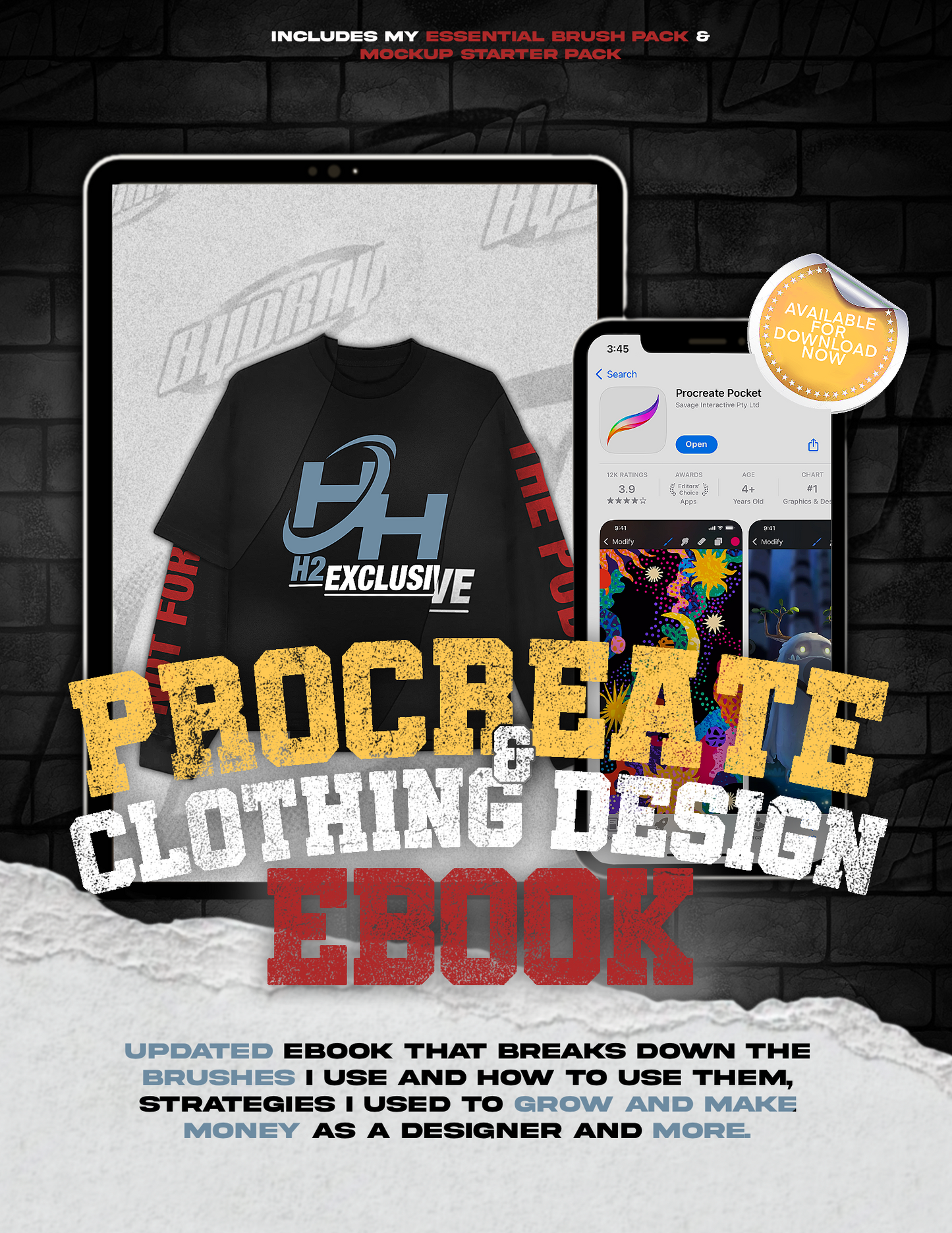 PROCREATE & CLOTHING DESIGN EBOOK