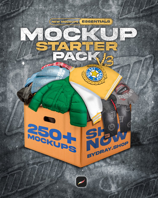 Starter Pack V3 | 250+ PNG Mockups