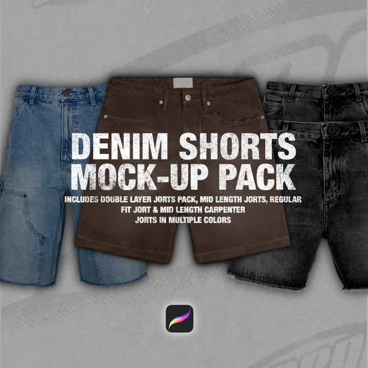 DENIM JORTS MOCKUP PACK